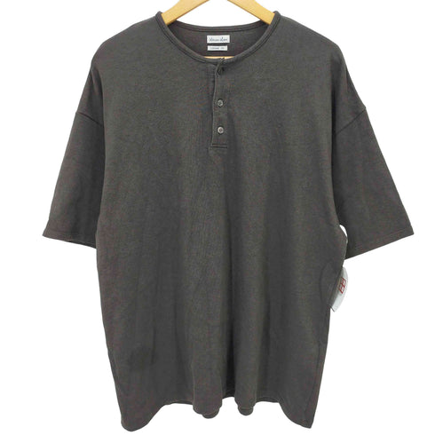 スティーブンアラン Steven Alan HENLEY NECK SSL TEE -LOOSE Tシャツ メンズ import:M