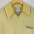 Lucien Piccard 70s ヘムライン ポリシアーニットポロシャツ メンズ import:L