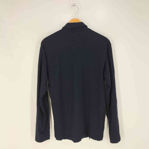 コムデギャルソンシャツ COMME des GARCONS SHIRT フランス製 バイカラー切替 ウールニットポロシャツ メンズ JPN:S
