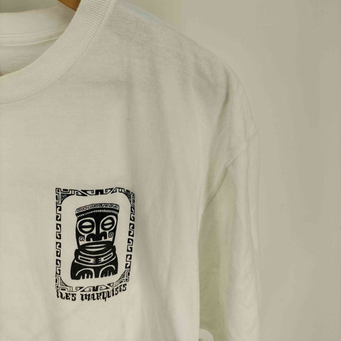 00S FRUIT OF THE LOOM HEAVYボディ ARCHIPEL DES MARQUISES 民族 プリント S/S Tシャツ メンズ import:L