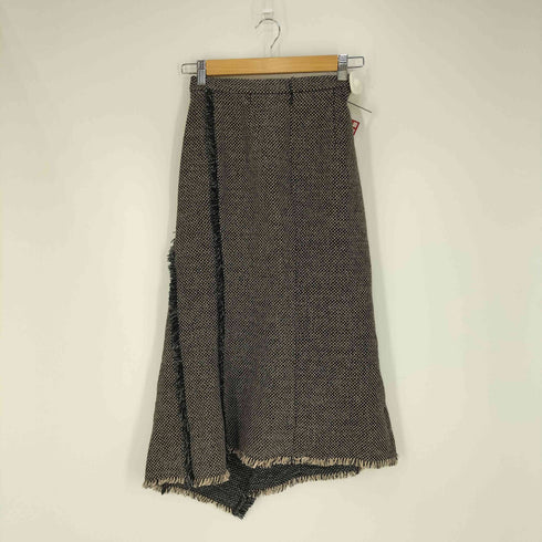 L'Or Spiral Tweed Skirt レディース S