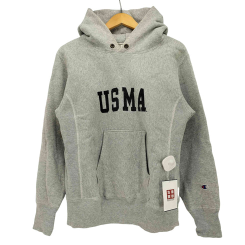 チャンピオン Champion 復刻 単色タグ REVERSE WEAVE USMA プリント パーカー メンズ JPN:M