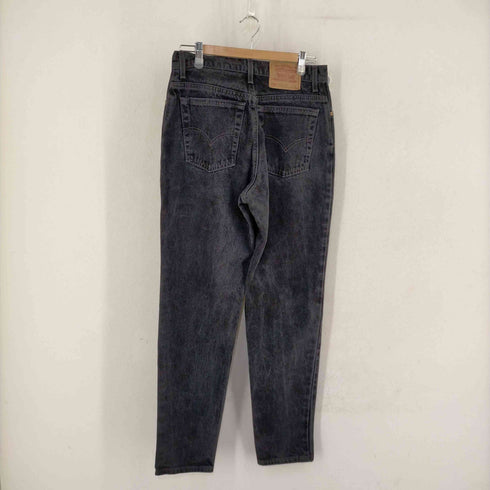 リーバイス Levis USA製 550 ボタン裏532 後染め RELAXED FIT TAPERED REG ブラックデニムパンツ メンズ JPN:L
