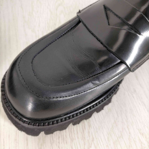 Baldinini イタリア製 厚底 エナメル コインローファー メンズ EUR:41