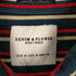 DENIM&FLOWER RICKY SINGH ストライプ柄 半袖レーヨンシャツ メンズ import:M