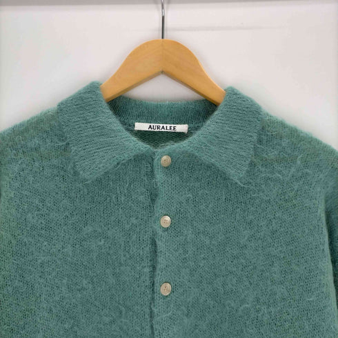 オーラリー AURALEE Brushed Super Kid Mohair Knit POLO メンズ JPN:3