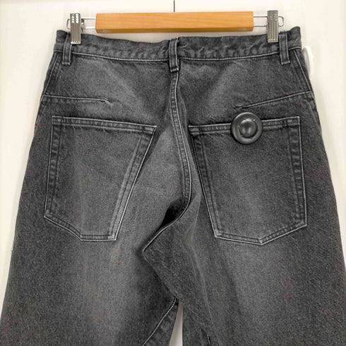 ネヴァーフォーゲット NVRFRGT 3D TWISTED WIDE LEG JEANS メンズ JPN:2