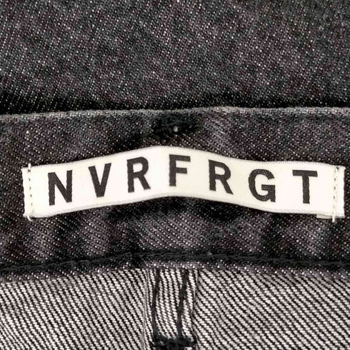ネヴァーフォーゲット NVRFRGT 3D TWISTED WIDE LEG JEANS メンズ JPN:2