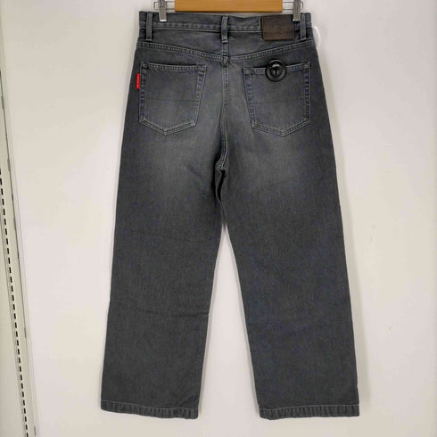 ネオンサイン NEON SIGN Loose Denim Pants BLACK USED メンズ 44