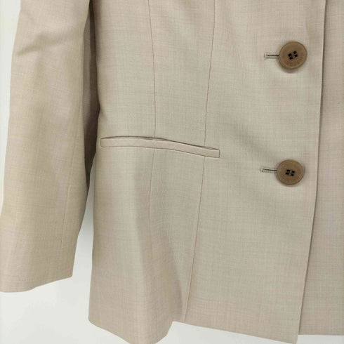 ジバンシィ GIVENCHY BOUTIQUES シルク混 3B ウール テーラードジャケット レディース JPN:42