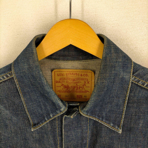リーバイス Levis 復刻 BIG E 557 3rd TYPE デニムジャケット メンズ US:40