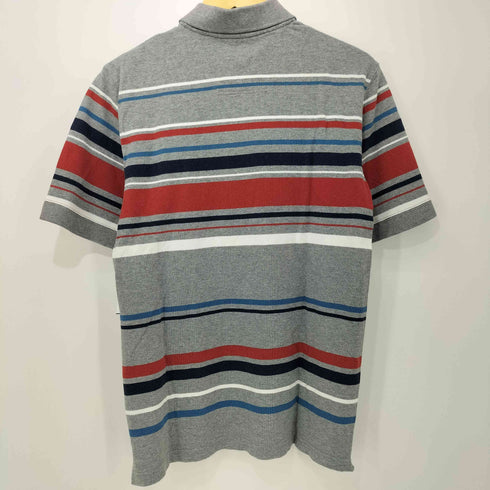エディーバウアー Eddie Bauer マルチボーダー ポロシャツ メンズ JPN:M