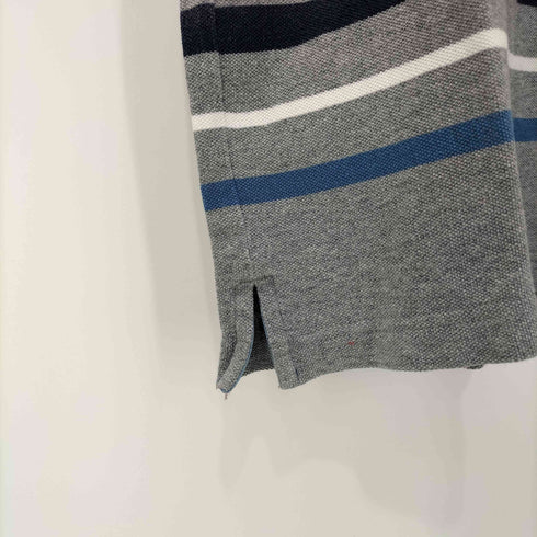エディーバウアー Eddie Bauer マルチボーダー ポロシャツ メンズ JPN:M