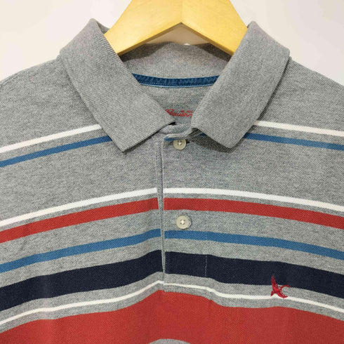 エディーバウアー Eddie Bauer マルチボーダー ポロシャツ メンズ JPN:M