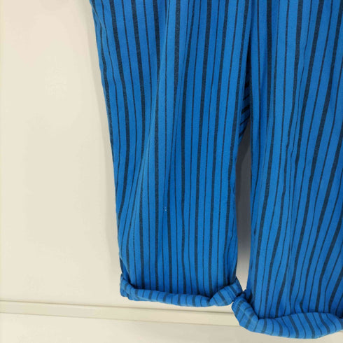 ヤーモ yarmo 20AW Boiler Suit Flannel Stripe ボイラースーツ ユーロワークつなぎ ストライプ柄ジャンプスーツ レディース L