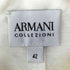 アルマーニコレツィオーニ ARMANI COLLEZIONI リネン シルク ギャザー ティアード ノーカラージャケット レディース EUR:42