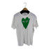 プレイコムデギャルソン PLAY COMME des GARCONS ハートプリント ワッペン 半袖Tシャツ メンズ JPN:L