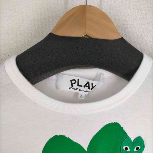 プレイコムデギャルソン PLAY COMME des GARCONS ハートプリント ワッペン 半袖Tシャツ メンズ JPN:L