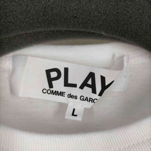 プレイコムデギャルソン PLAY COMME des GARCONS ハートプリント ワッペン 半袖Tシャツ メンズ JPN:L
