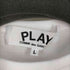 プレイコムデギャルソン PLAY COMME des GARCONS ハートプリント ワッペン 半袖Tシャツ メンズ JPN:L