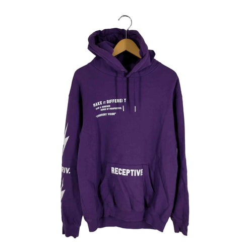 アズールバイマウジー AZUL by moussy RECEPTIVE LOGO HOODIE メンズ JPN:L