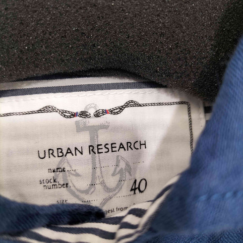 アーバンリサーチ URBAN RESEARCH リネン マリンシャツ メンズ 40