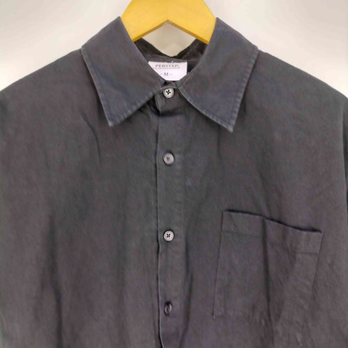 PERSTEP オーバーサイズ ポケットシャツ メンズ import:M