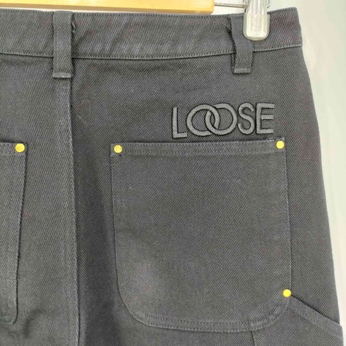 ルース Loose 裾サイドジップ ダブルニー ペインターパンツ メンズ JPN:S