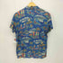 レインスプーナー Reyn Spooner 90S ART OF EDDY Y ハワイ製 総柄 アロハシャツ レディース JPN:S