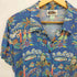 レインスプーナー Reyn Spooner 90S ART OF EDDY Y ハワイ製 総柄 アロハシャツ レディース JPN:S