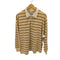 ジェーシーペニー JC Penney 70S タオル地 ボーダー L/S ポロシャツ メンズ 46-48