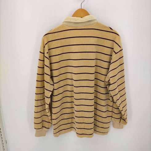 ジェーシーペニー JC Penney 70S タオル地 ボーダー L/S ポロシャツ メンズ 46-48