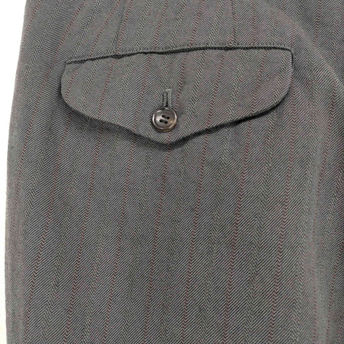 コムデギャルソンオムプリュス COMME des GARCONS HOMME PLUS AD2008 08AW ストライプノータックスラックス メンズ JPN:M