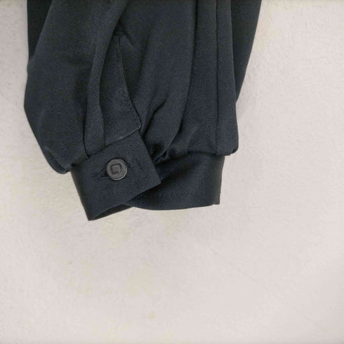 イタリヤ 伊太利屋 刺繍ワイドシャツ レディース