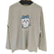 フロントプリントカットソー ロングTシャツ メンズ JPN:L