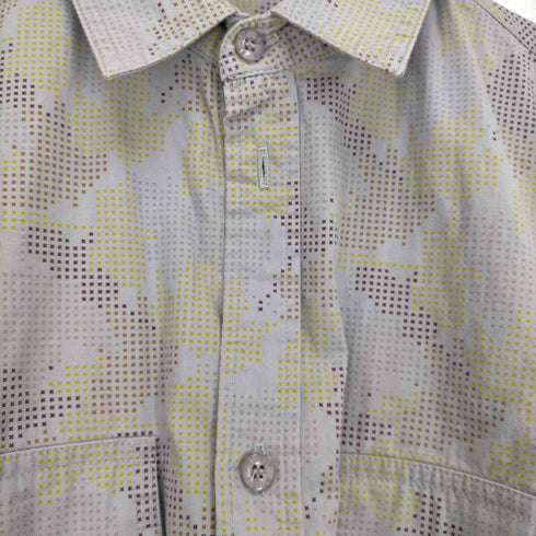 ステューシー Stussy 90~00S MADE IN USA デジタルカモ 半袖ワークシャツ メンズ JPN:S