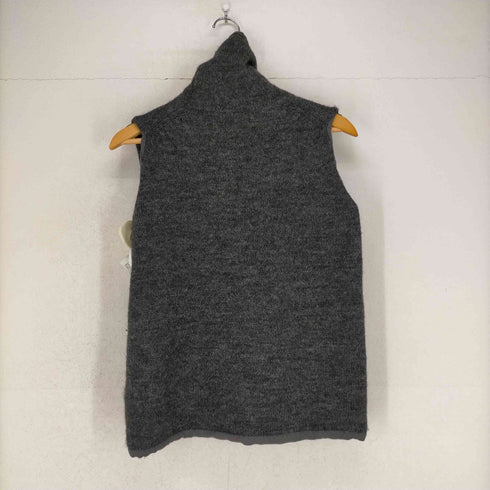 ジュンヤワタナベコムデギャルソン JUNYA WATANABE COMME des GARCONS AD1998 98AW コットン×ウール タートルネックノースリーブニット レディース