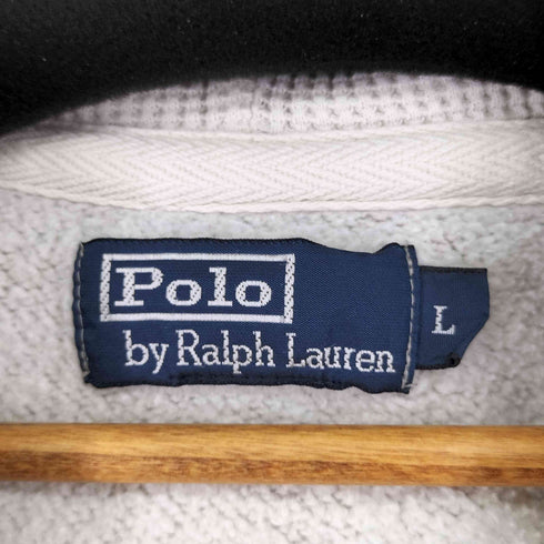 ポロバイラルフローレン Polo by RALPH LAUREN 90S スモールポニー刺繍 ダブルフェイス ジップフーディ メンズ JPN:L