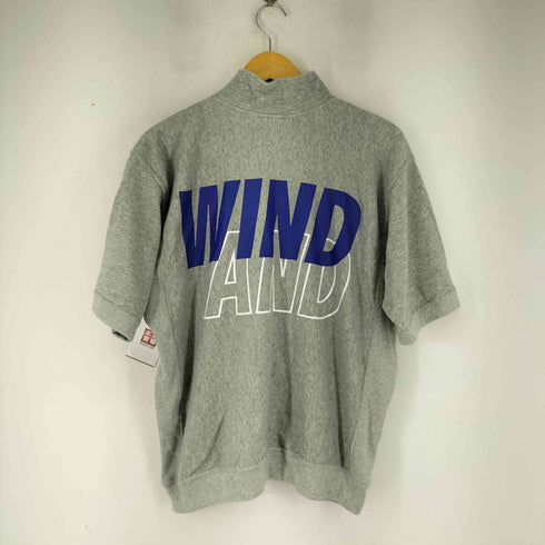 ウィンダンシー WIND AND SEA バースウィーブ(R) ショートスリーブハーフジップスウェットシャツ メンズ JPN:M