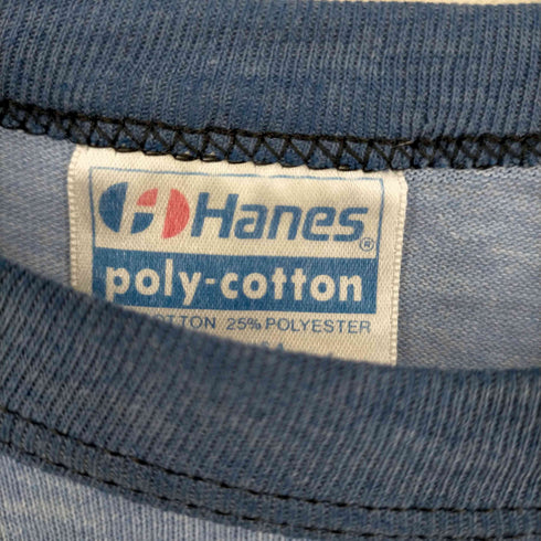 ヘインズ Hanes USA製 ゴーストプリント ムービー リンガーTシャツ メンズ import:M