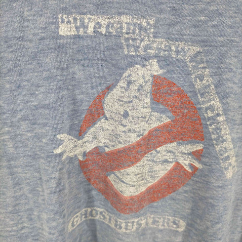 ヘインズ Hanes USA製 ゴーストプリント ムービー リンガーTシャツ メンズ import:M