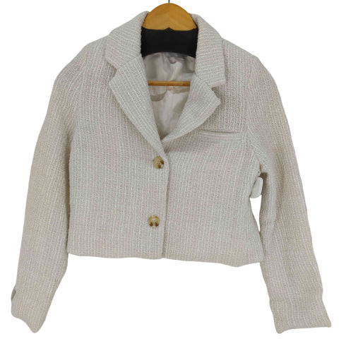 tweed crop blazer jacket ツイードブレザー クロップド レディース JPN:M