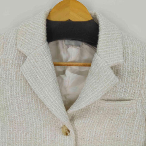 tweed crop blazer jacket ツイードブレザー クロップド レディース JPN:M