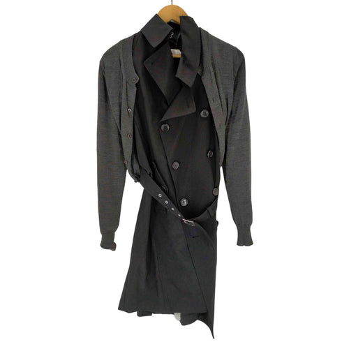 ジュンヤワタナベコムデギャルソン JUNYA WATANABE COMME des GARCONS AD2007 素材切り替え アンサンブルコート レディース SS