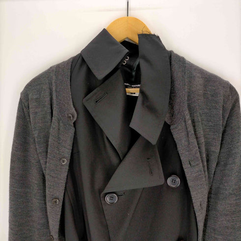 ジュンヤワタナベコムデギャルソン JUNYA WATANABE COMME des GARCONS AD2007 素材切り替え アンサンブルコート レディース SS