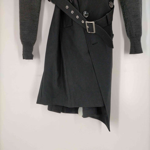 ジュンヤワタナベコムデギャルソン JUNYA WATANABE COMME des GARCONS AD2007 素材切り替え アンサンブルコート レディース SS