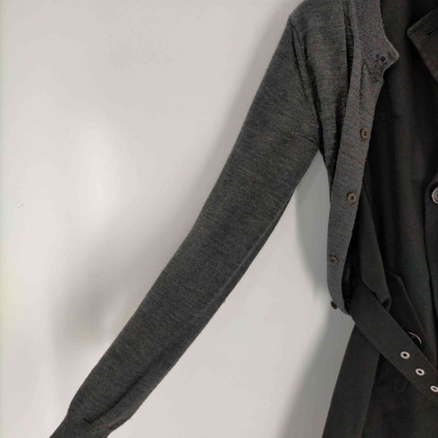 ジュンヤワタナベコムデギャルソン JUNYA WATANABE COMME des GARCONS AD2007 素材切り替え アンサンブルコート レディース SS