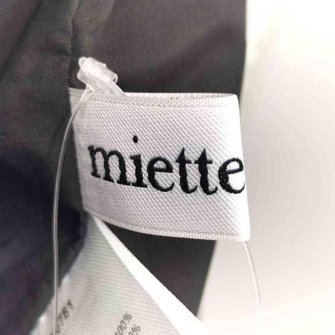 ミエット miette フロントベルト中綿ショートブルゾン レディース FREE