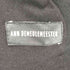 アンドゥムルメステール Ann DEMEULEMEESTER ポルトガル製 オリゾンティタグ 本人期 襟裏ヘリンボーン ウールチェスターコート メンズ XXS