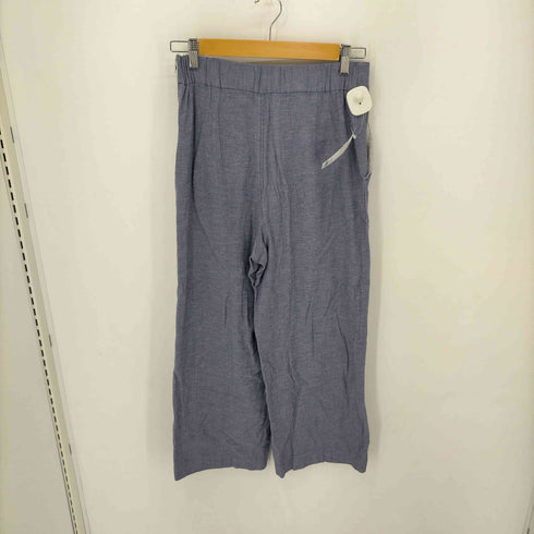 マカフィー MACPHEE 20AW コットン レーヨン リネン セミワイドパンツ レディース 36